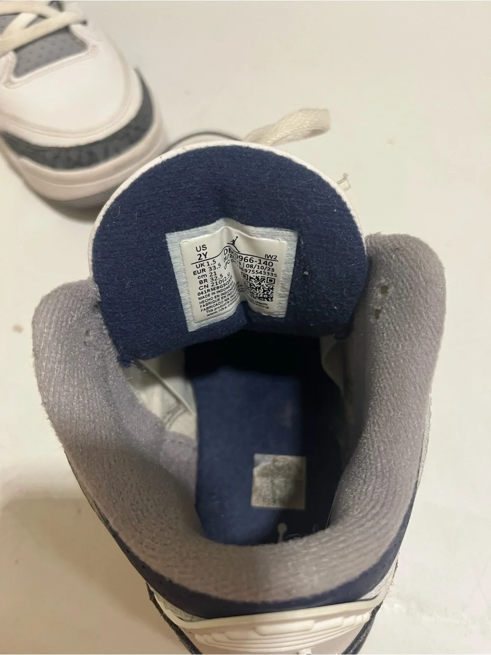 Jordan retro size